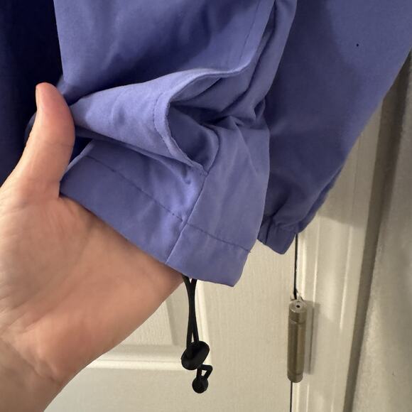 EP Golf Jacket 1/2 Zip Womens L Purple Lavender Pebble Beach Logo Performance - Picture 4 of 5